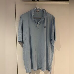 Peter Millar Sky Blue Striped Shirt XL